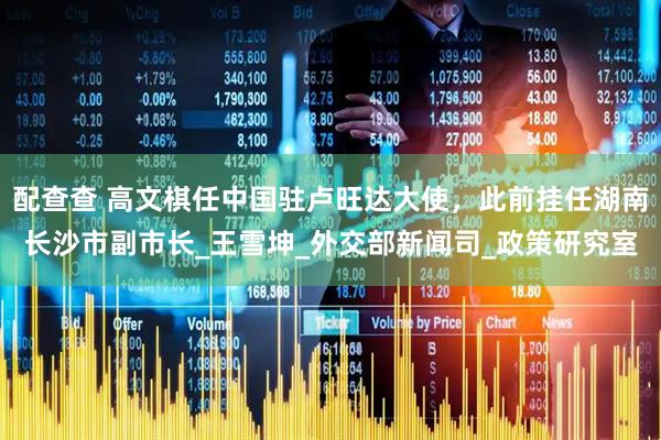 配查查 高文棋任中国驻卢旺达大使，此前挂任湖南长沙市副市长_王雪坤_外交部新闻司_政策研究室